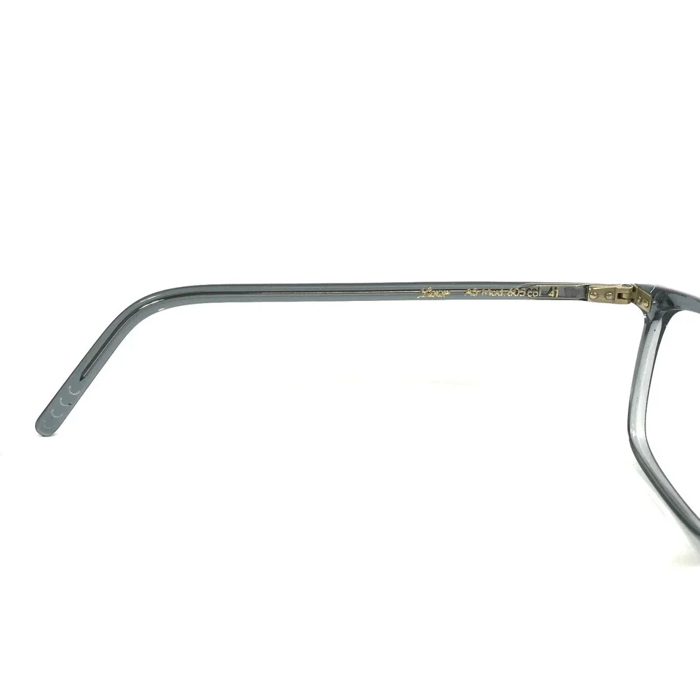 Lunor Eyeglasses Frames A5 Mod.605 Col. 41 Clear Bluish Gray Rectangle 52-17-146